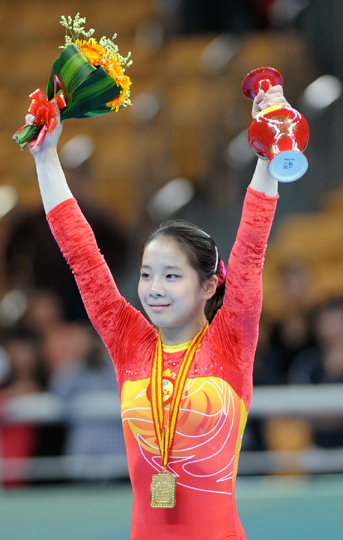2009全运会女子体操个人全能，青春与技巧的璀璨时刻